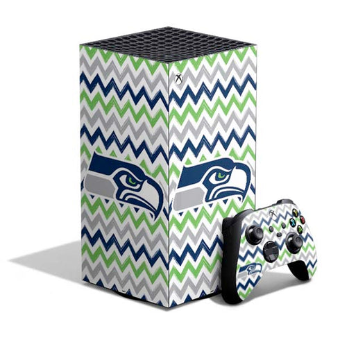NFL Seattle Seahawks Chevron XBox Series X Digital Edition Bundle Skin
