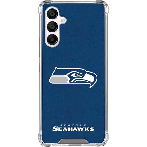 NFL Seattle Seahawks Distressed Galaxy A16 5G Clear Case