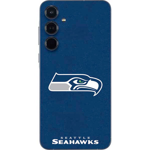 NFL Seattle Seahawks Distressed Galaxy A35 5G Skin