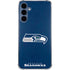 NFL Seattle Seahawks Distressed Galaxy A55 5G Clear Case