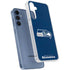 NFL Seattle Seahawks Distressed Galaxy A55 5G Clear Case