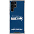 NFL Seattle Seahawks Distressed Galaxy S23 Ultra Clear Case