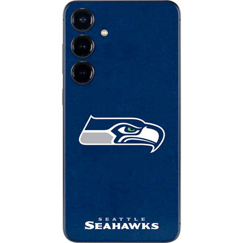 NFL Seattle Seahawks Distressed Galaxy S25 Plus Skin