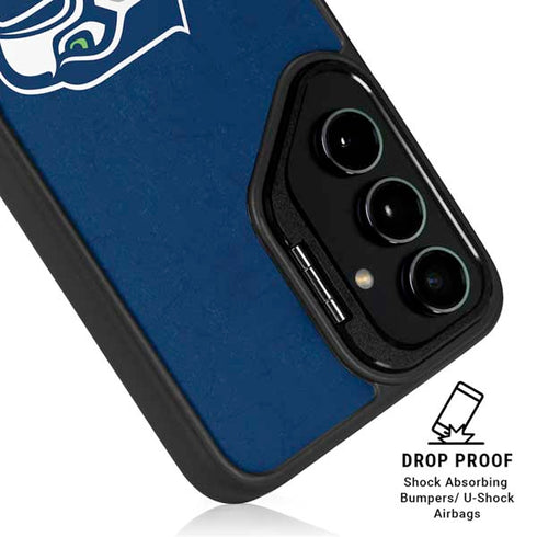 NFL Seattle Seahawks Distressed Galaxy S24 Ultra Kickstand Case