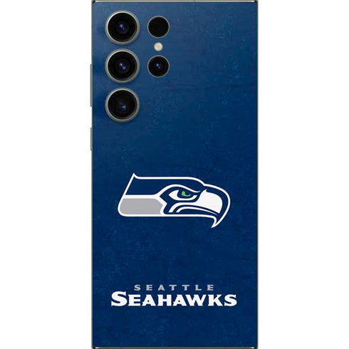 NFL Seattle Seahawks Distressed Galaxy S25 Ultra Skin