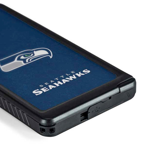 NFL Seattle Seahawks Distressed Galaxy S24 Ultra Waterproof Case