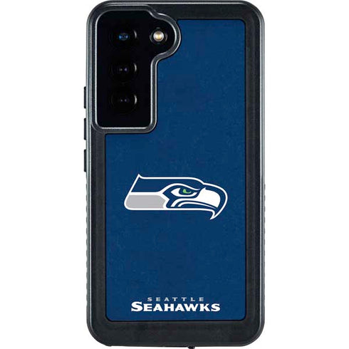 NFL Seattle Seahawks Distressed Galaxy S24 Waterproof Case