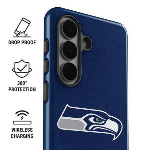 NFL Seattle Seahawks Distressed Galaxy S26 Plus Impact Case