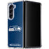 NFL Seattle Seahawks Distressed Galaxy Z Fold5 5G Clear Case