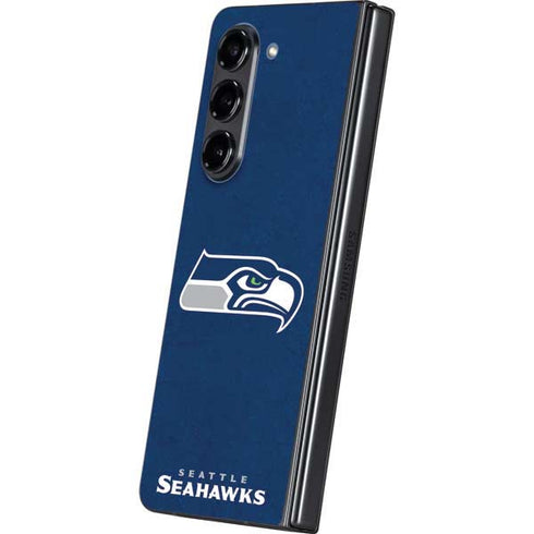 NFL Seattle Seahawks Distressed Galaxy Z Fold5 5G Skin