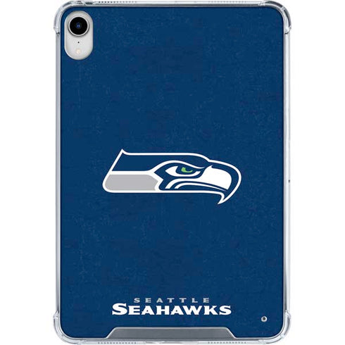 NFL Seattle Seahawks Distressed iPad 11th Gen (2025) Clear Case
