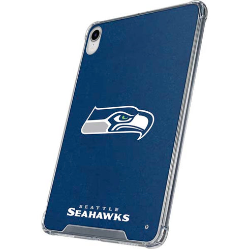 NFL Seattle Seahawks Distressed iPad 11th Gen (2025) Clear Case