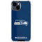 NFL Seattle Seahawks Distressed iPhone 15 Clear Case