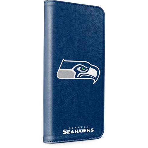 NFL Seattle Seahawks Distressed iPhone 15 Pro Folio Case