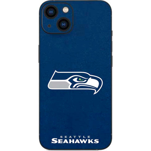 NFL Seattle Seahawks Distressed iPhone 15 Skin