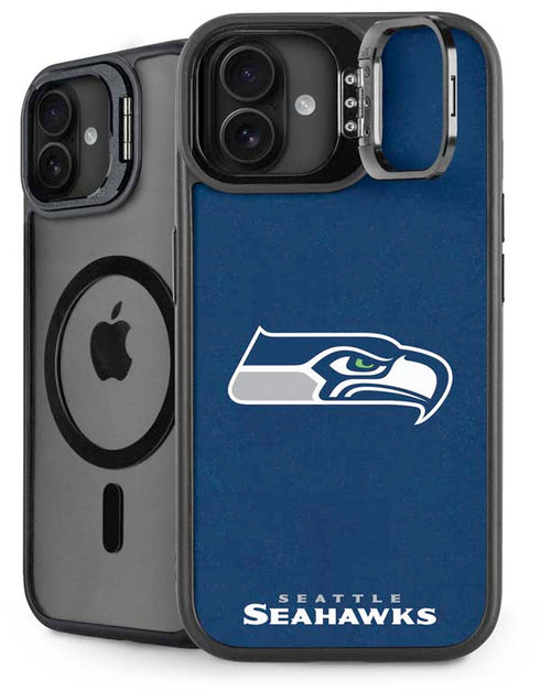 NFL Seattle Seahawks Distressed iPhone 16 Plus Kickstand Case