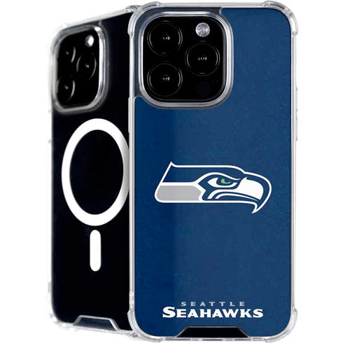 NFL Seattle Seahawks Distressed iPhone 16 Pro Max MagSafe Case