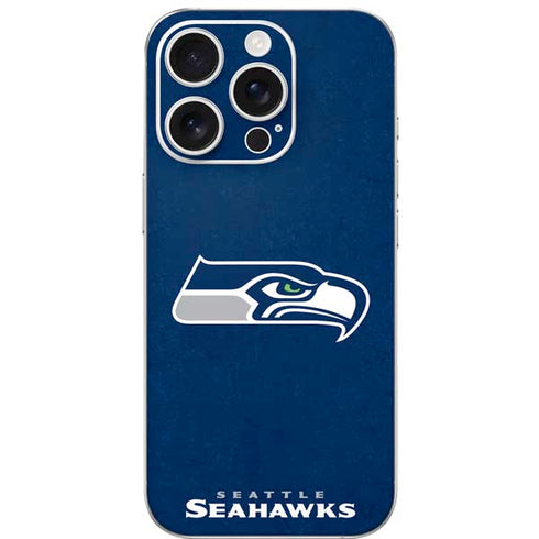 NFL Seattle Seahawks Distressed iPhone 16 Pro Skin