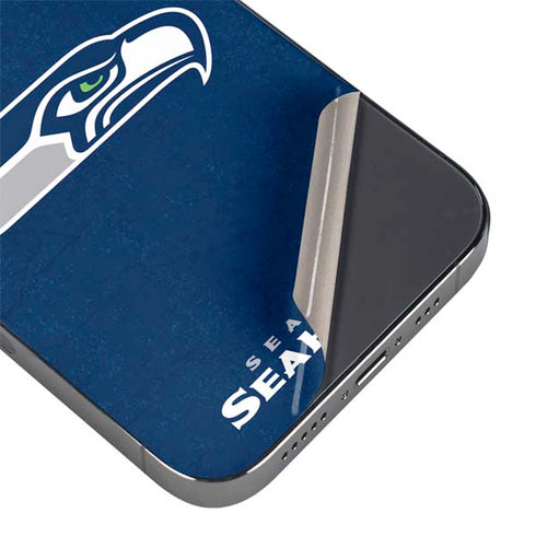NFL Seattle Seahawks Distressed iPhone 16 Pro Skin