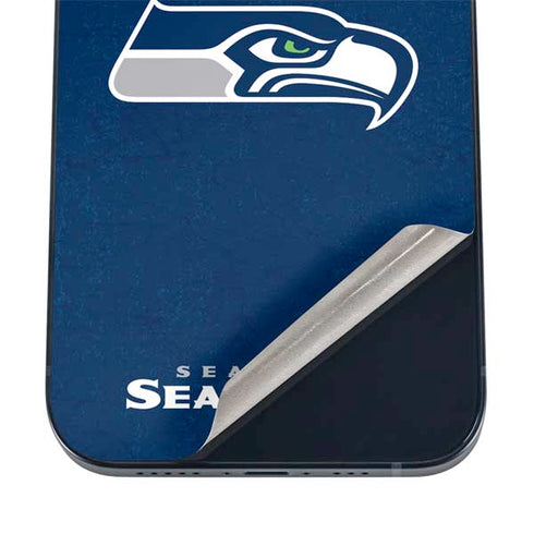 NFL Seattle Seahawks Distressed iPhone 16 Skin