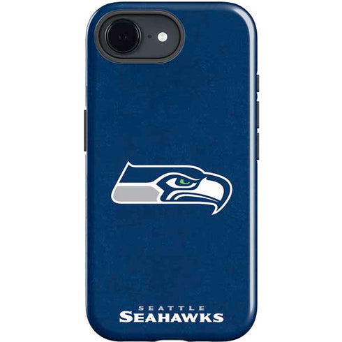NFL Seattle Seahawks Distressed iPhone 16e Impact Case