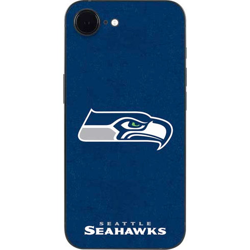 NFL Seattle Seahawks Distressed iPhone 16e Skin