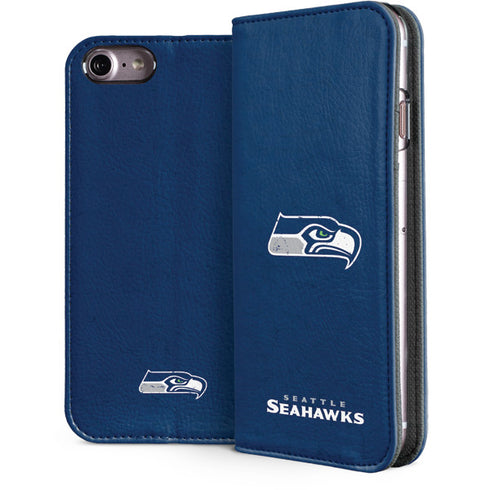 NFL Seattle Seahawks Distressed iPhone 8 Folio Case