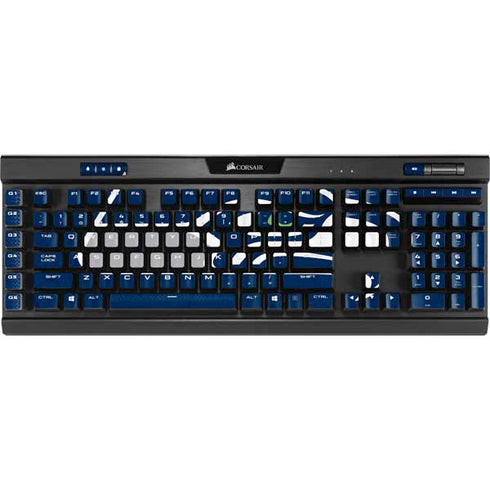NFL Seattle Seahawks Distressed K95 RGB PLATINUM Mechanical Gaming Keyboard Skin