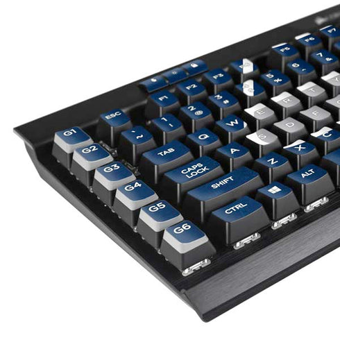 NFL Seattle Seahawks Distressed K95 RGB PLATINUM Mechanical Gaming Keyboard Skin