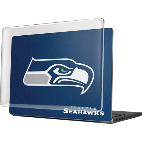 NFL Seattle Seahawks Distressed MacBook Pro 14in (2021-24) Case plus Skin