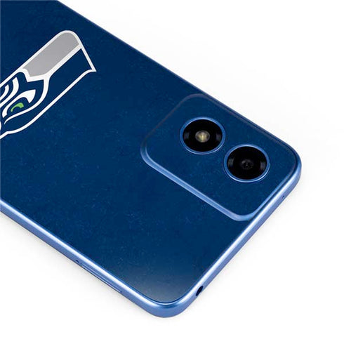 NFL Seattle Seahawks Distressed Moto G Play 4G (2024) Skin