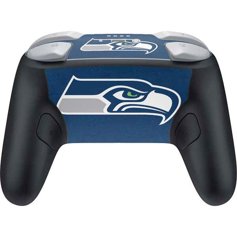 NFL Seattle Seahawks Distressed Nintendo Switch 2 (2025) Pro Controller Skin