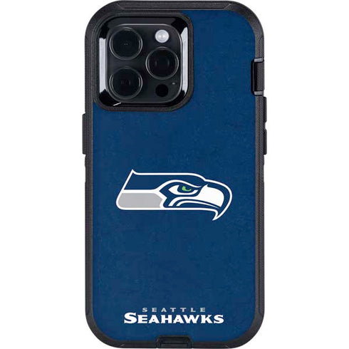 NFL Seattle Seahawks Distressed Otterbox Defender iPhone Skin