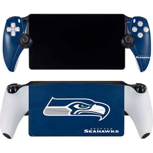 NFL Seattle Seahawks Distressed PlayStation Portal Remote Player Skin