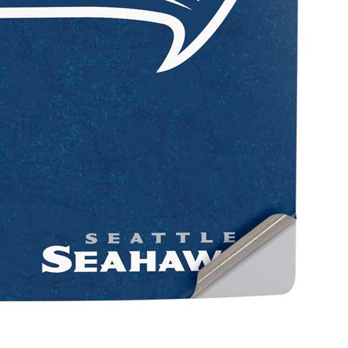 NFL Seattle Seahawks Distressed PS5 Pro Disk Console Skin