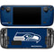 NFL Seattle Seahawks Distressed Steam Deck Handheld Gaming Computer OLED Skin