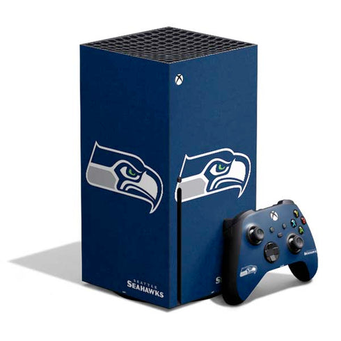 NFL Seattle Seahawks Distressed Xbox Series X Bundle Skin