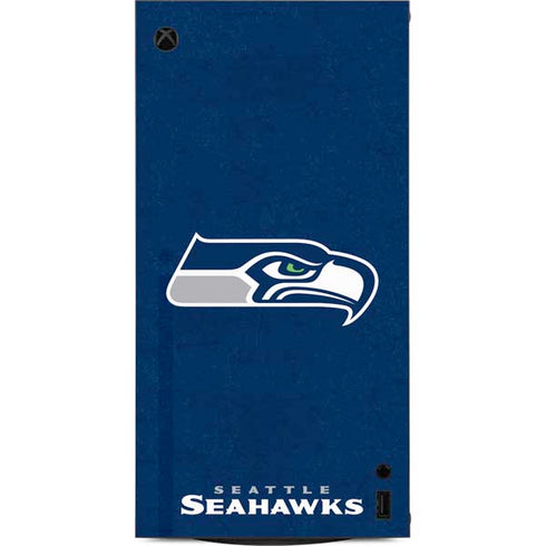 NFL Seattle Seahawks Distressed XBox Series X Digital Edition Console Skin