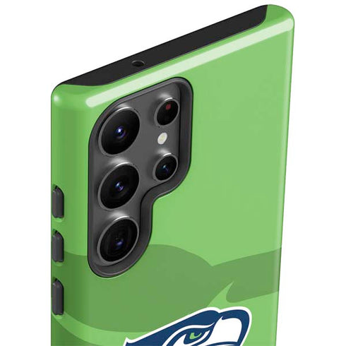 NFL Seattle Seahawks Double Vision Galaxy S23 Ultra Pro Case
