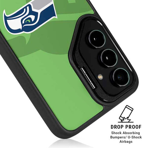 NFL Seattle Seahawks Double Vision Galaxy S25 Kickstand Case