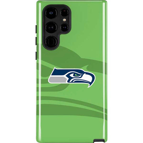 NFL Seattle Seahawks Double Vision Galaxy S25 Ultra Impact Case