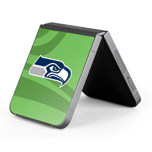 NFL Seattle Seahawks Double Vision Galaxy Z Flip6 Skin