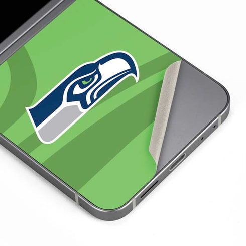 NFL Seattle Seahawks Double Vision Galaxy Z Flip6 Skin