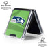 NFL Seattle Seahawks Double Vision Galaxy Z Flip7 Clear Case
