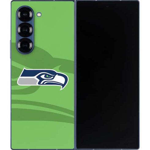 NFL Seattle Seahawks Double Vision Galaxy Z Fold6 Skin