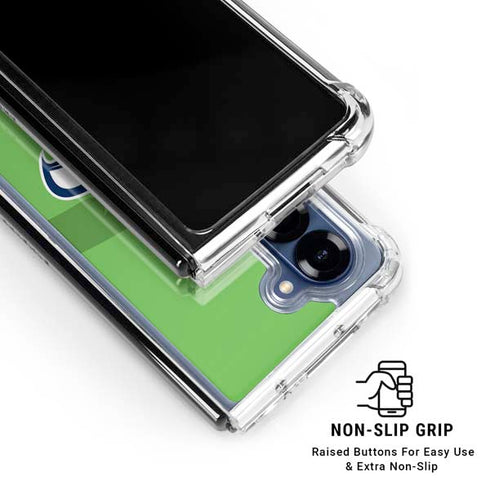 NFL Seattle Seahawks Double Vision Galaxy Z Fold7 Clear Case