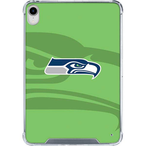 NFL Seattle Seahawks Double Vision iPad 11th Gen (2025) Clear Case