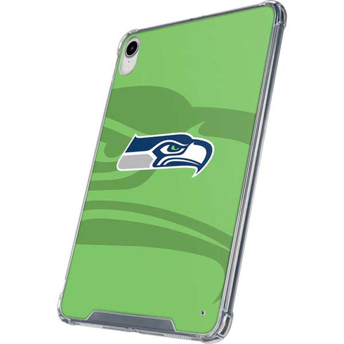NFL Seattle Seahawks Double Vision iPad 11th Gen (2025) Clear Case