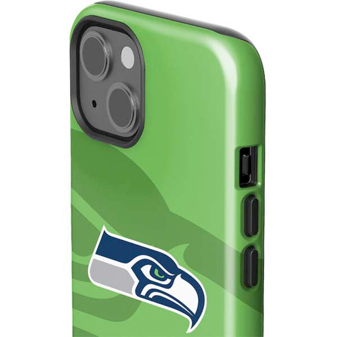 NFL Seattle Seahawks Double Vision iPhone 15 Impact Case