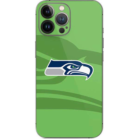 NFL Seattle Seahawks Double Vision iPhone 15 Pro Max Skin